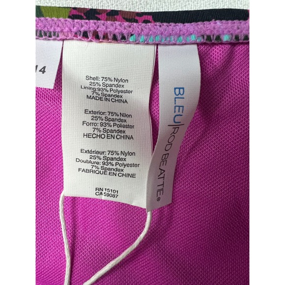 Bleu Rod Beattie Jungle Book Hipster Swim Botton Full Coverage Size 14 - Picture 6 of 8